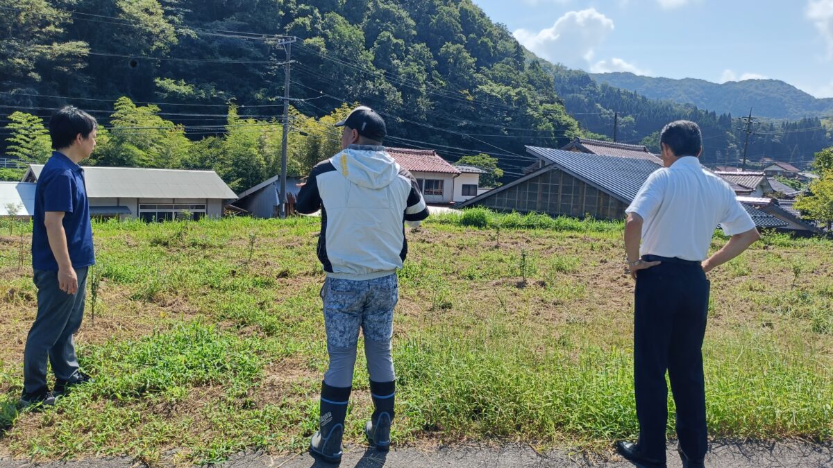 圃場視察