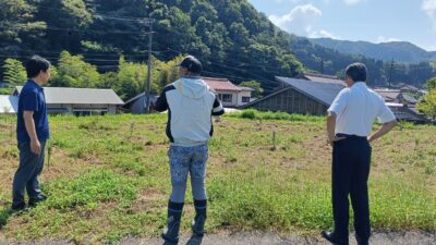 圃場視察